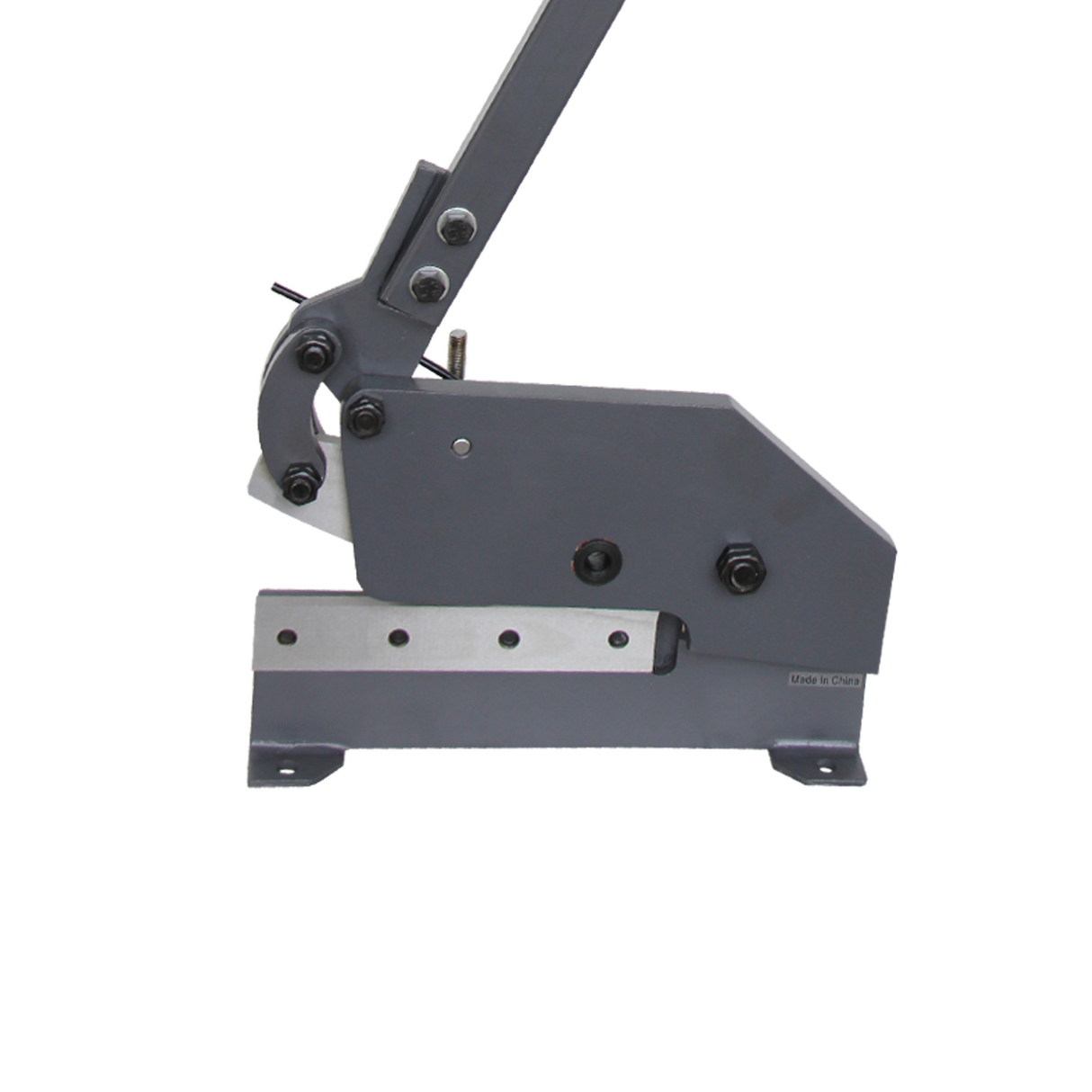 12 in. Sheet Metal Plate Shear Solid Construction Mounting Type Metal Shear High Precision Manual Hand Plate Shear