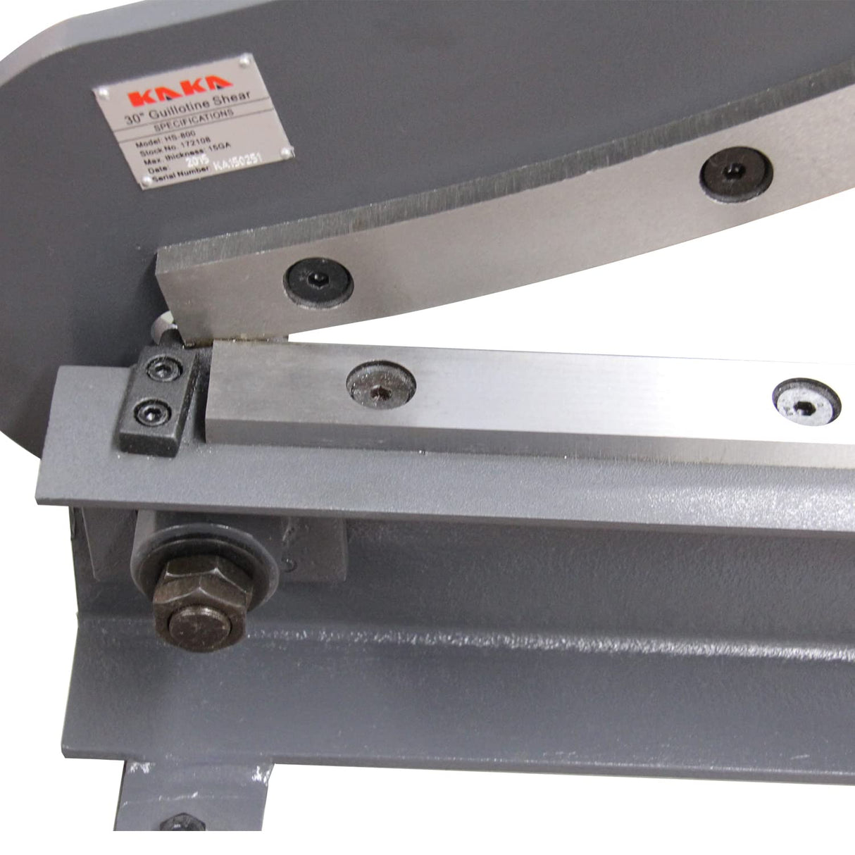 KANG Industrial HS-30 Guillotine Metal Shear, 800mm Bed Width, 1.5mm Metal Guillotine Shear
