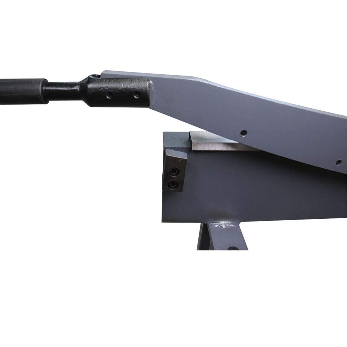 The sheet metal guillotine shear comes with a sturdy stand features a long rubberized handle for maximum leverage. It has a bed length of 52 inch, suitable for cutting metal plate of 16 gauge. The hand shear is with hand control and simple operation Special used for thin plates .Suitable for metal plate and plastic plate