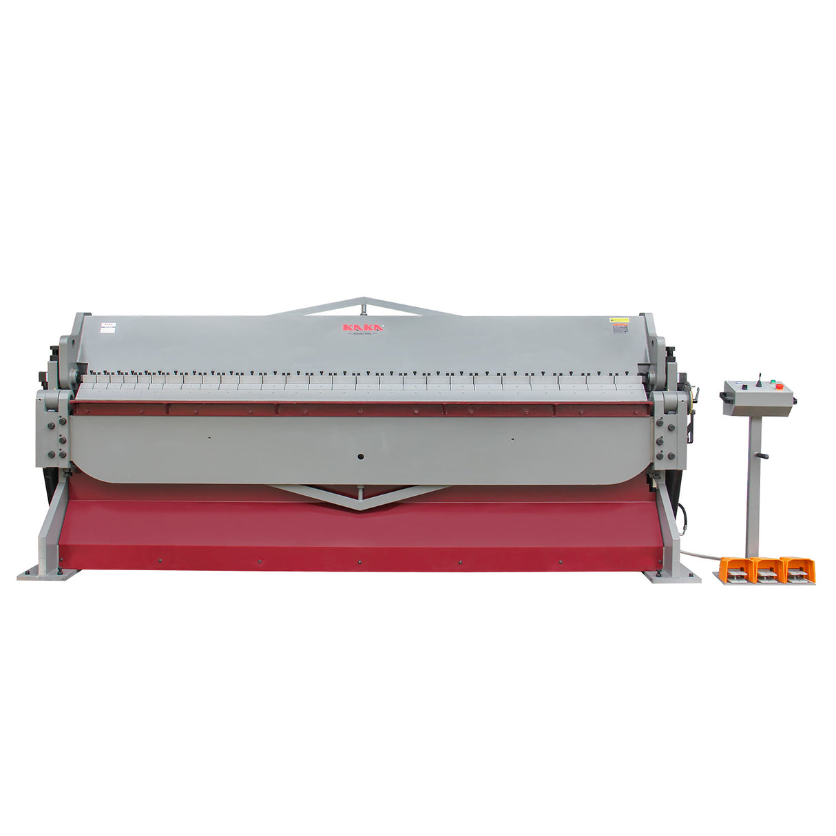 KANG Industrial HW-9610 Hydraulic Pan Brake, 2440x3.5 mm Mild Steel Plate Folding, Pan Brake Folder, 415V Power