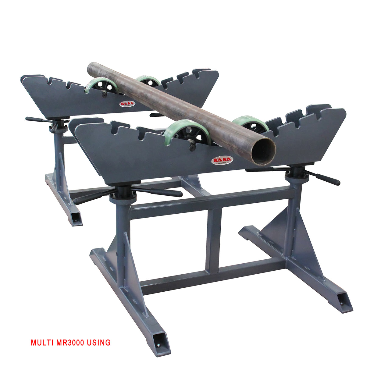 Kang Industrial MR3000, 3 Ton Roller Support Stand, Welding Pipe Stands, Low-profile Modular Pipe Stand