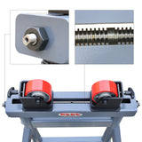 Heavy Duty 500kg Pipe Roller Stand PTR-1090A, Adjustable Height Welding Pipe Support Stand 740-1090mm