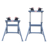 Heavy Duty 500kg Pipe Roller Stand PTR-1090A, Adjustable Height Welding Pipe Support Stand 740-1090mm