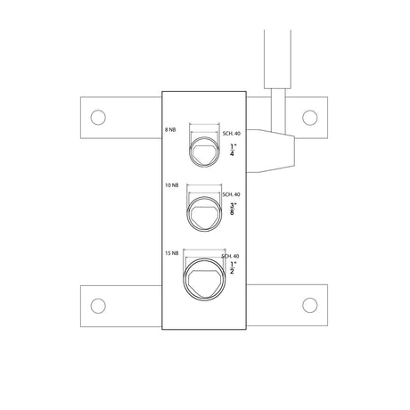 KANG Manual Pipe Notcher for 8/10/15 NB Pipe