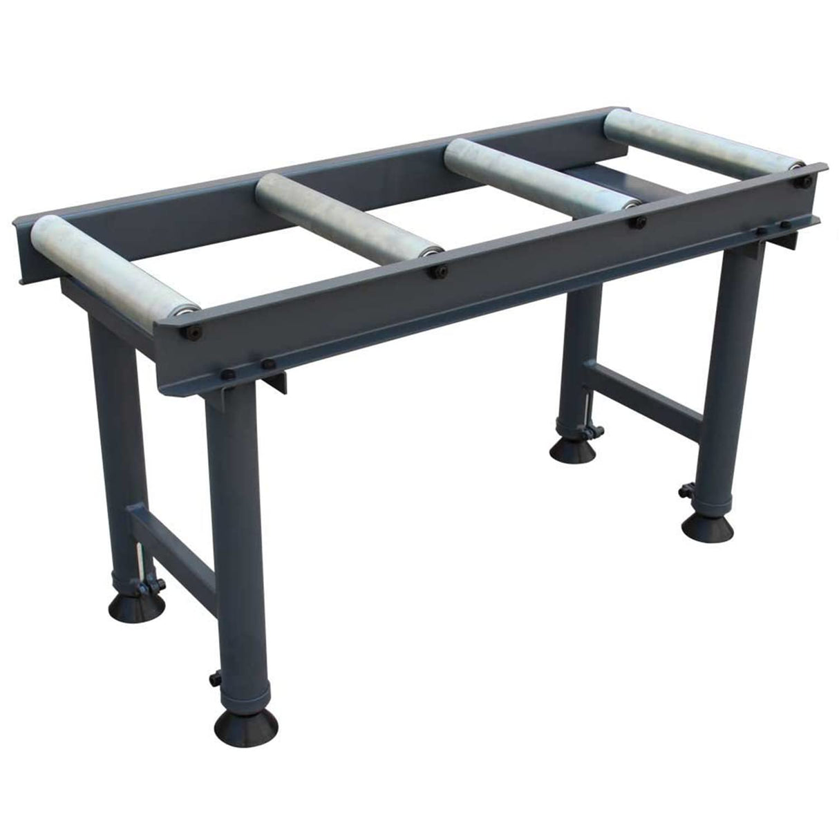 KANG RB-365 Stands and Supports Heavy-Duty 4 Roller Table 600kg Capacity, Roller Conveyor with Adjustable Stands