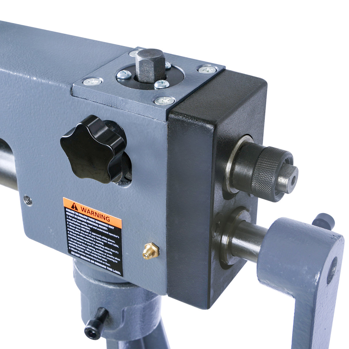 HVAC Rotary Machine RM08, 177mm Throat Cast-Iron Bead Roller, 0.8mm Sheet Metal Rotary Forming Machine, Duct Tools C/W 6 Dies