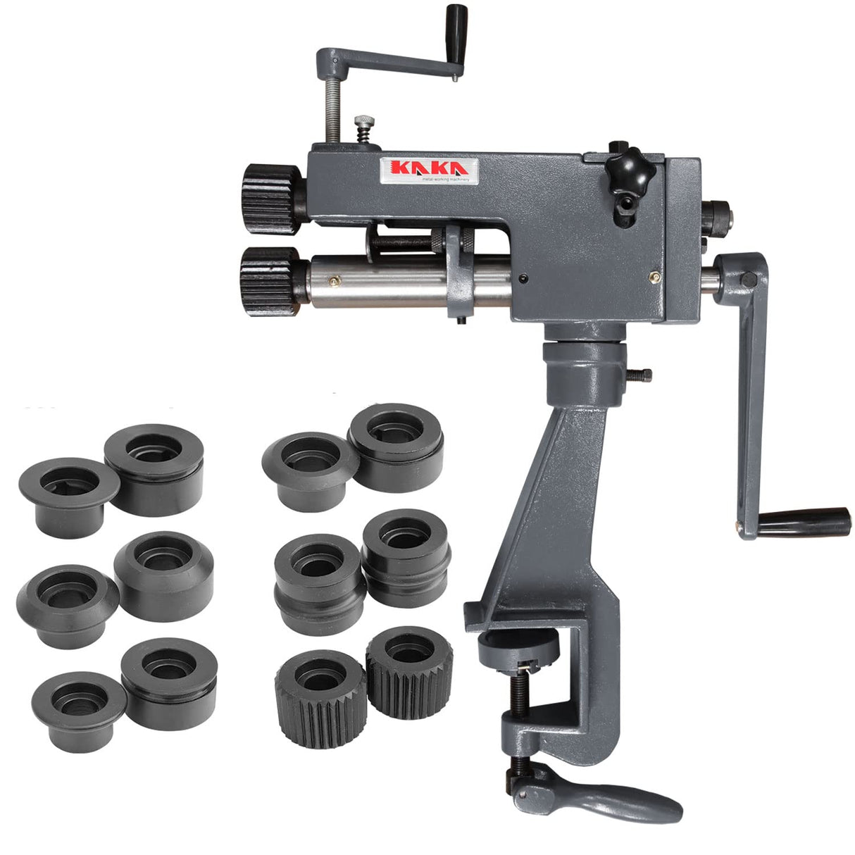KANG Industrial RM-08, 177mm Throat Cast-Iron Bead Roller, 0.8mm