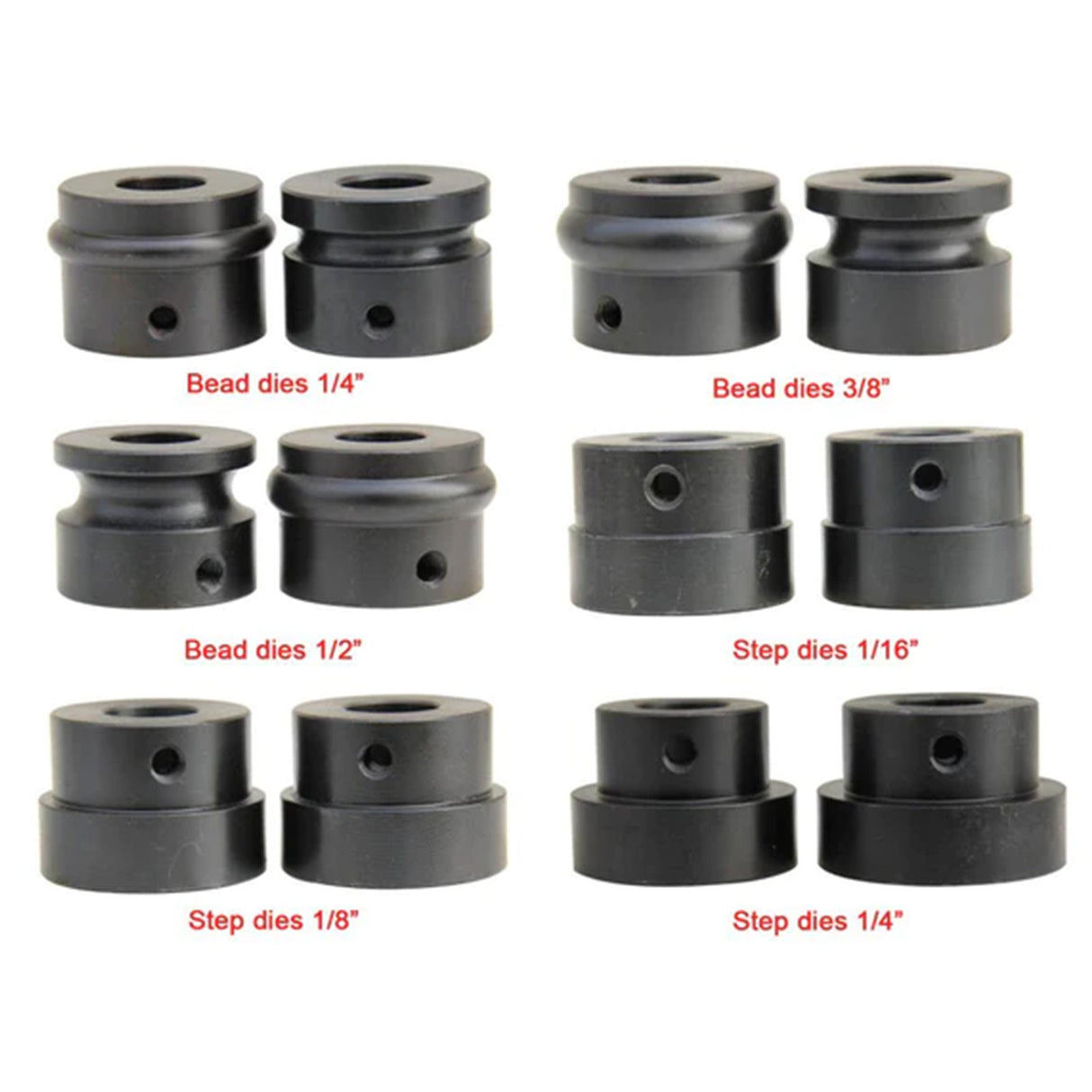 Bead Roller RM12 Sheet Metal Manual Swager C/W Bead Kits and Flange Kits, 1.2mm mild steel thickness, 305mm throat depth