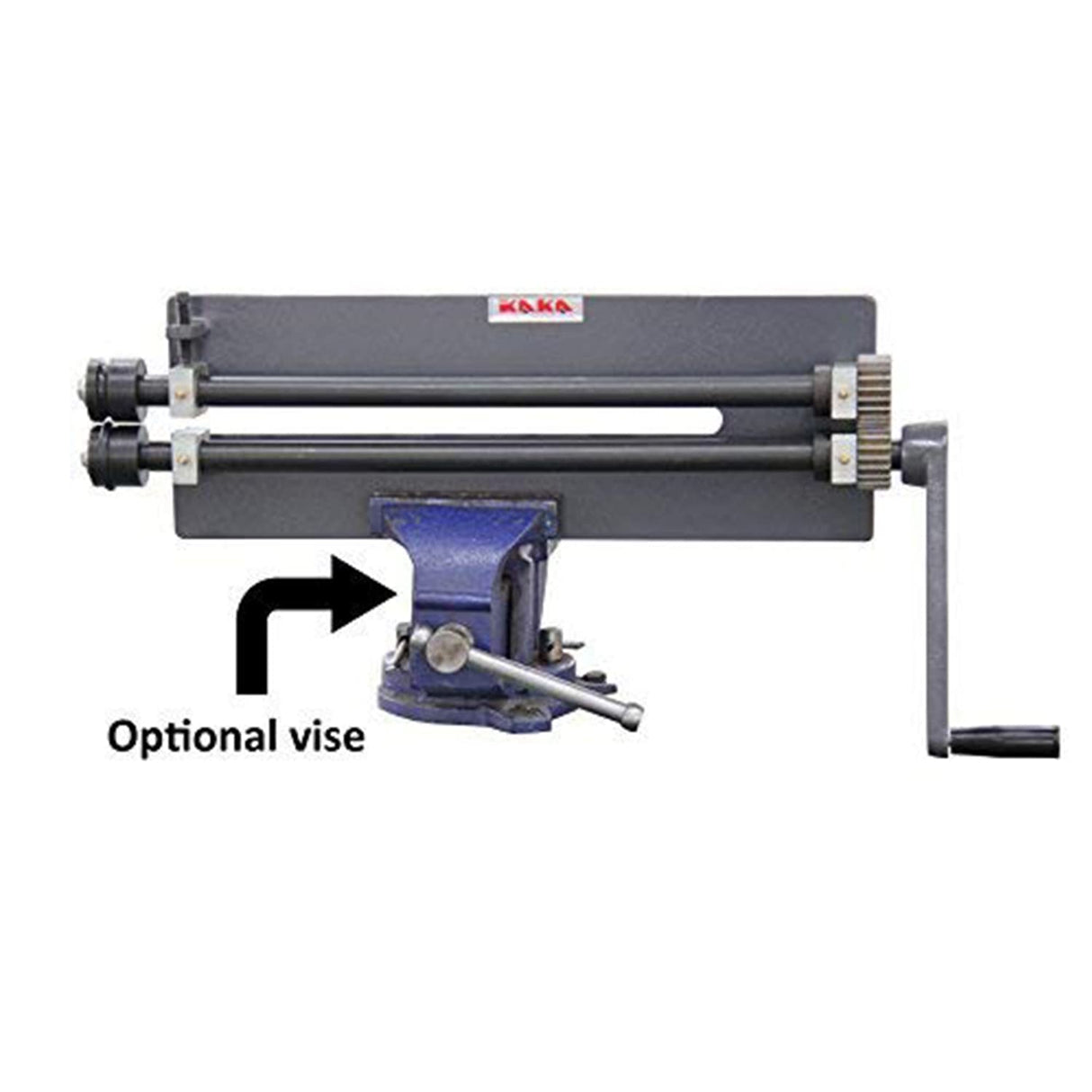 KANG Industrial RM12 Sheet Metal Fabrication Bead Roller Kit & Forming Mandrels, 1.2mm mild steel thickness, 305mm throat depth