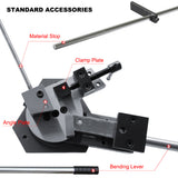 Heavy-Duty Universal Bender SBG-40, Combination of Scroll, Radius and Angle Bending, Metal Scroll Bender Metal Bender