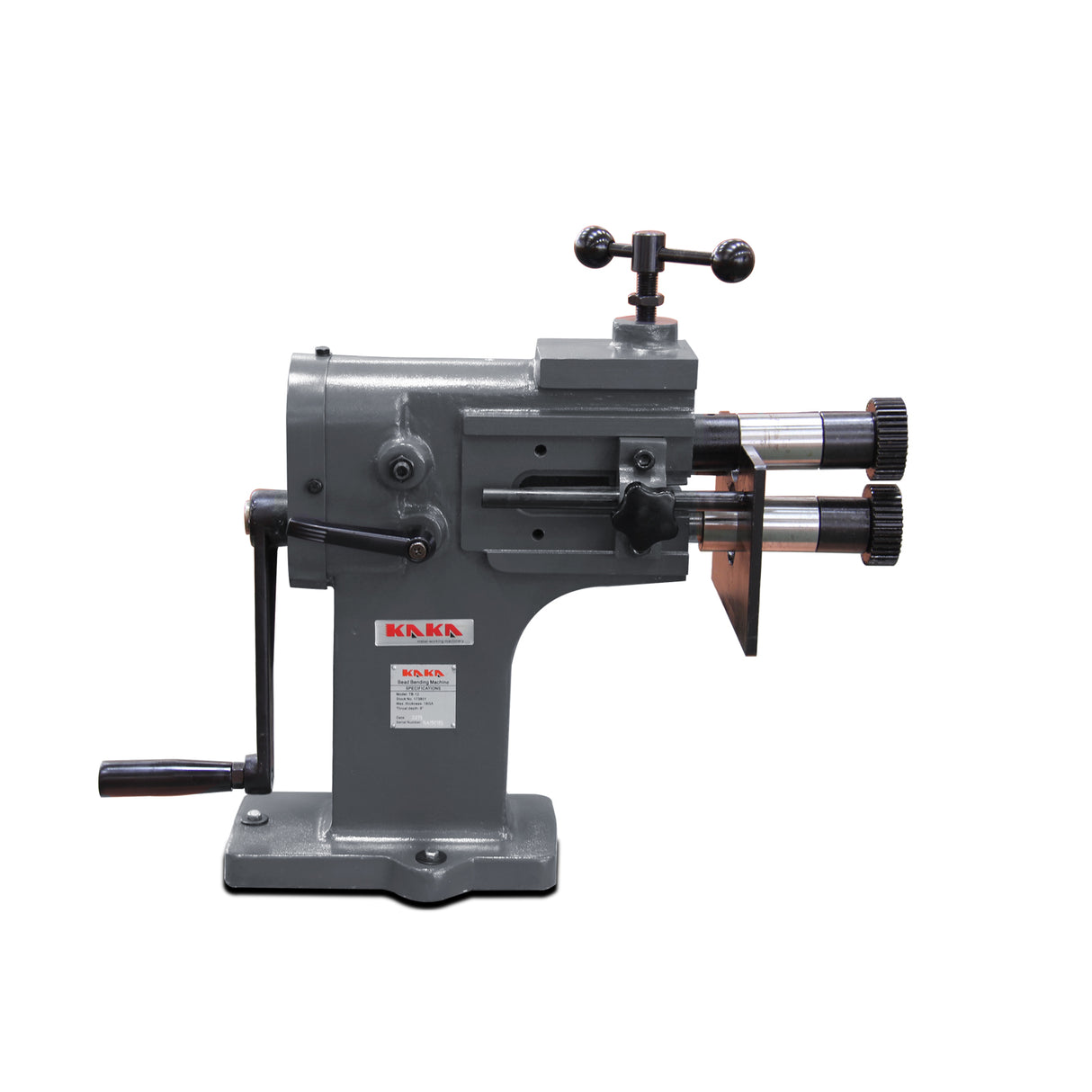 Manual Swage & Jenny TB-12,  200mm Heavy-Duty Hand Swager, 1.2mm Thickness, HAVC Tools Fabrication Bead Bending with 4 Sets Standard Rollers