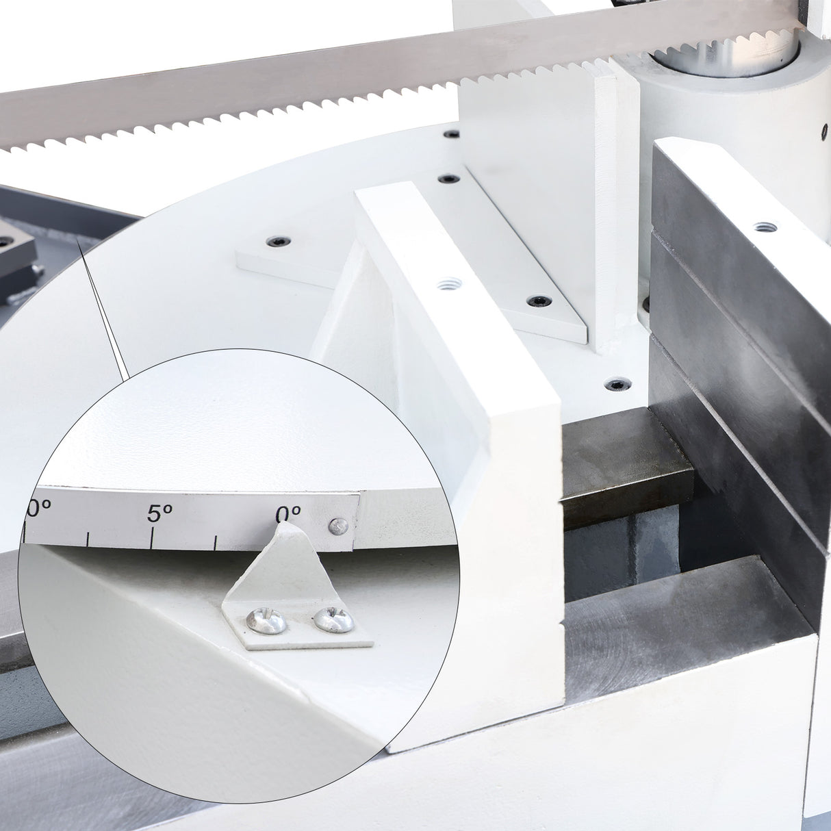 Double Column Band Saw TBK-11A with Swivel Head, Mitre Band  Saw Machine, 280mm Metal Cutting Saws