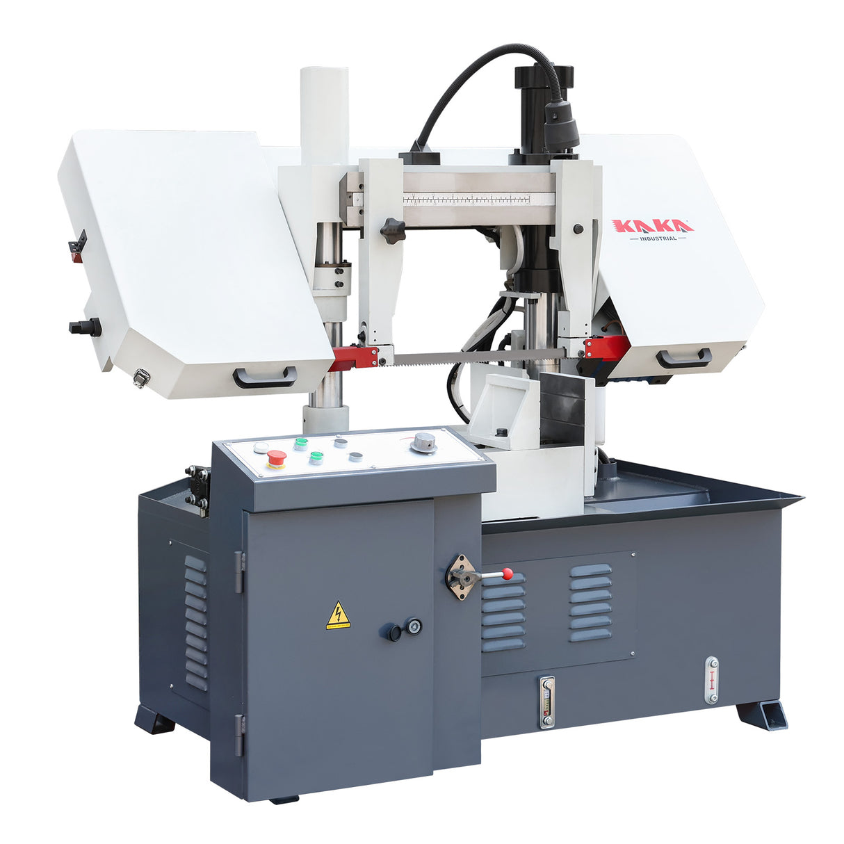 Double Column Band Saw TBK-11A with Swivel Head, Mitre Band  Saw Machine, 280mm Metal Cutting Saws