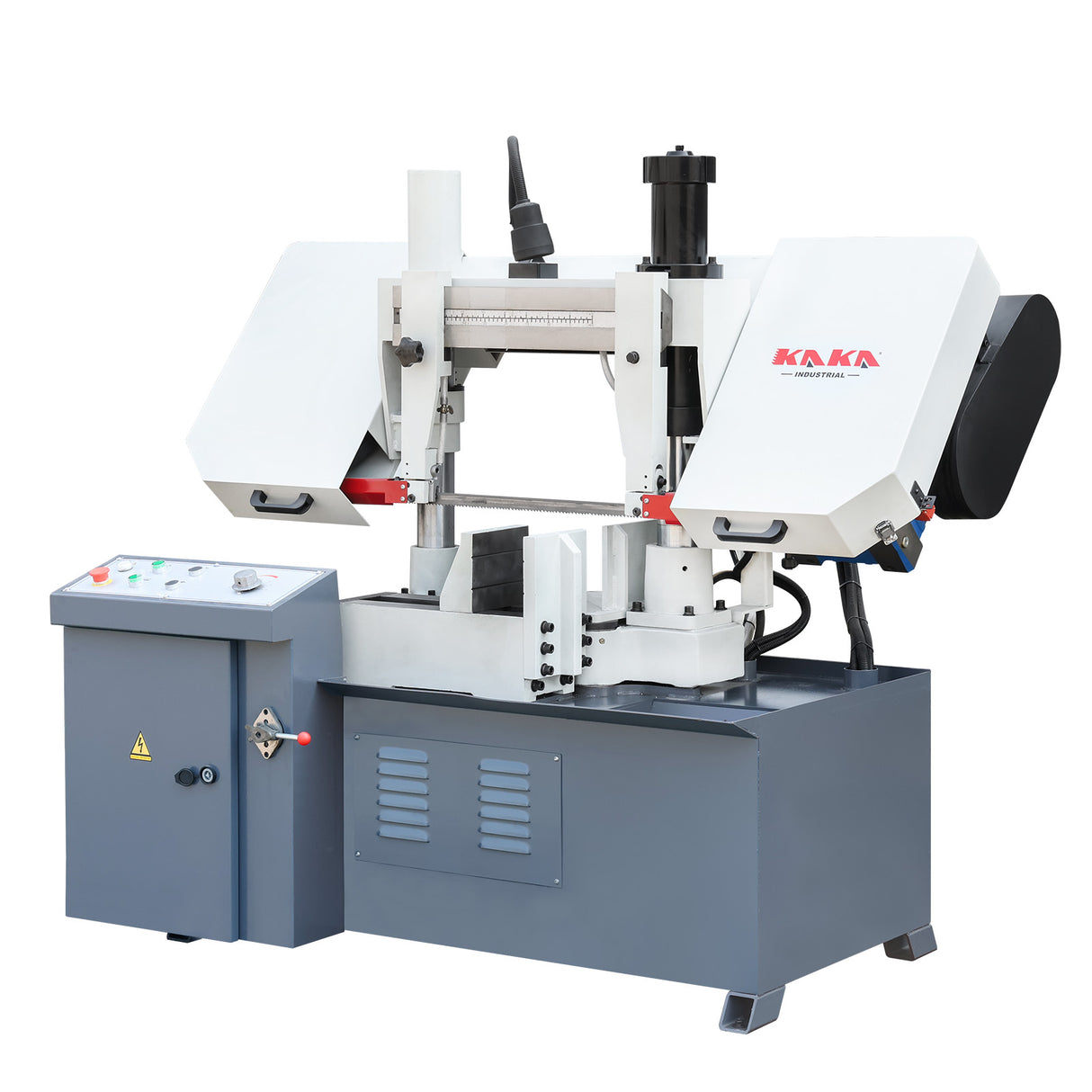 Double Column Band Saw TBK-11A with Swivel Head, Mitre Band  Saw Machine, 280mm Metal Cutting Saws