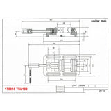 KANG Industrial TSL-100Q Drill Press Vice, Quick Lock Machine Vice