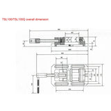 KANG Industrial TSL-100, Drill Press Vise, Low Profile Metal Milling Drill Press Vice