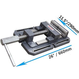 KANG Industrial TSL-200, 200mm Drill Press Vise, Low Profile Metal Milling Drill Press Vice
