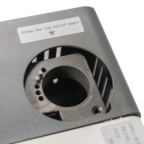 grinding the lip relief angle on drill bits