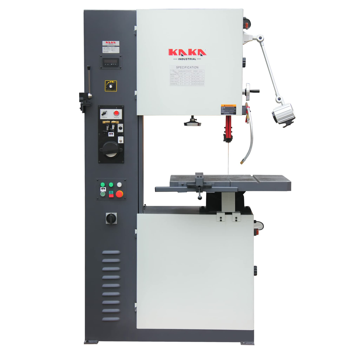 KANG Industrial VS-1611 Vertical Band Saw Curve Cutting with Vertical Blade, 240V Motor