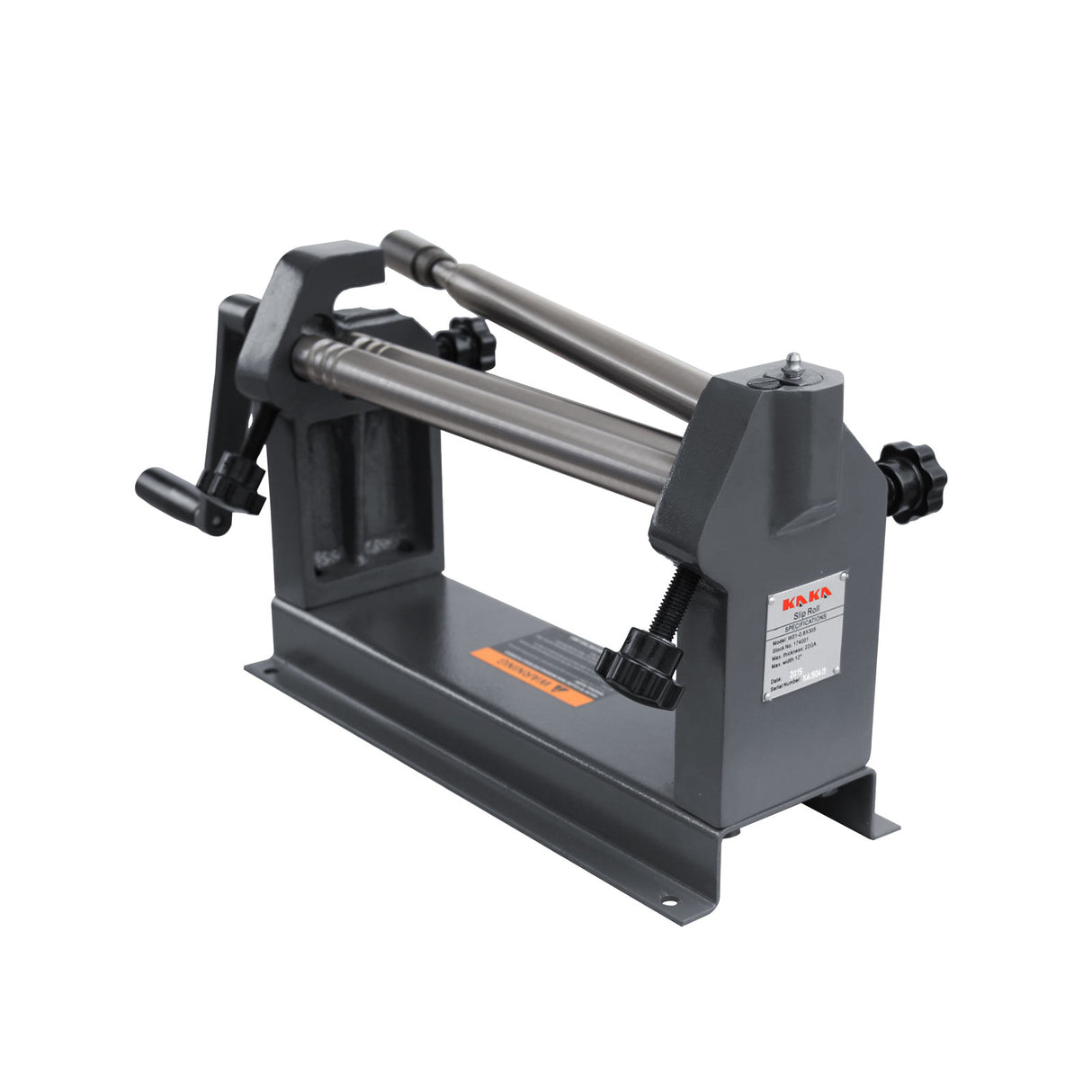 Manual Plate Curving Roller W01-1222, 305x0.8mm Width Manual Plate Rolling, Plate Curve Roller for Workshop