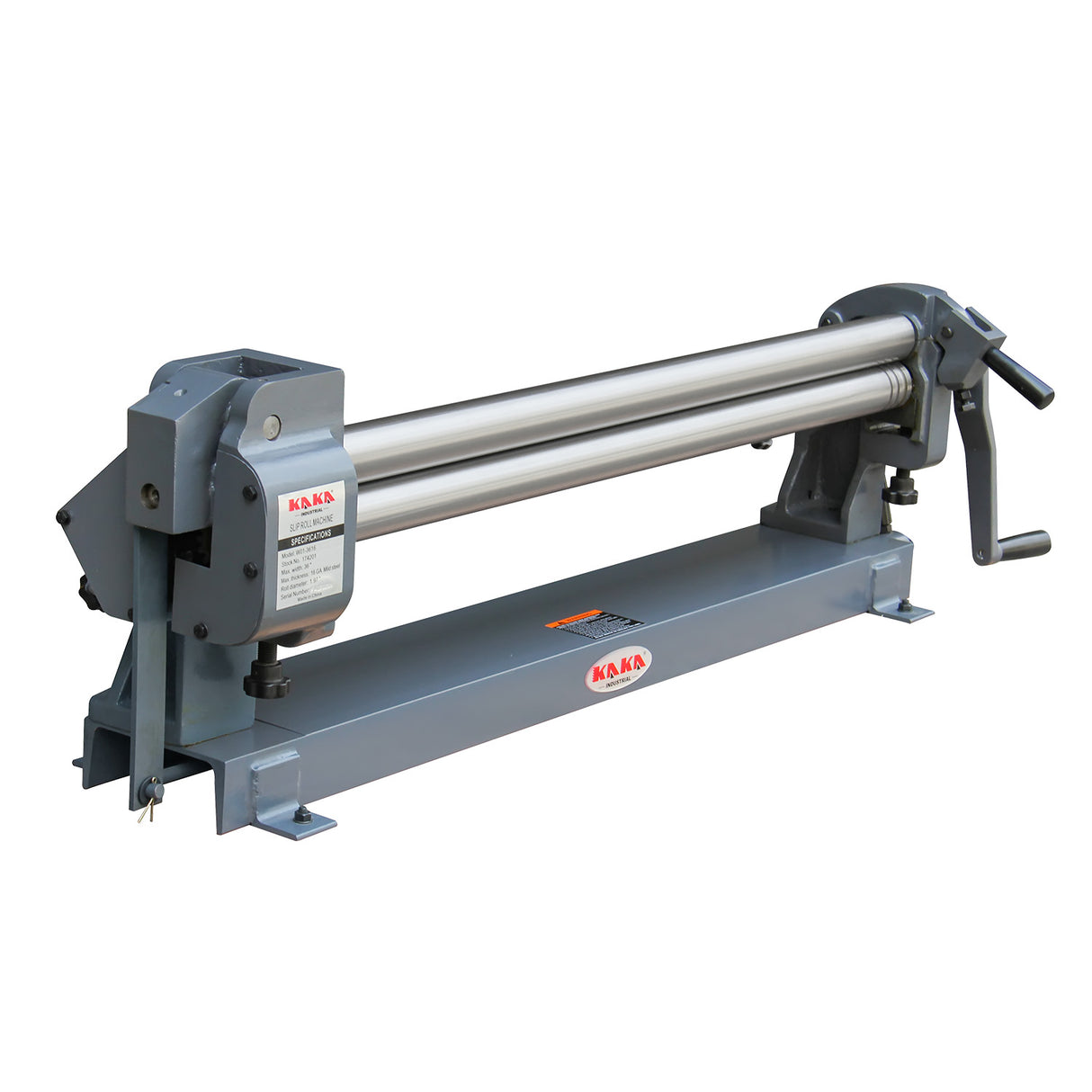 Kang Industrial W01-3616 Slip Roll, Sheet Metal Plate Roll Curving Machine, 915x1.5 mm