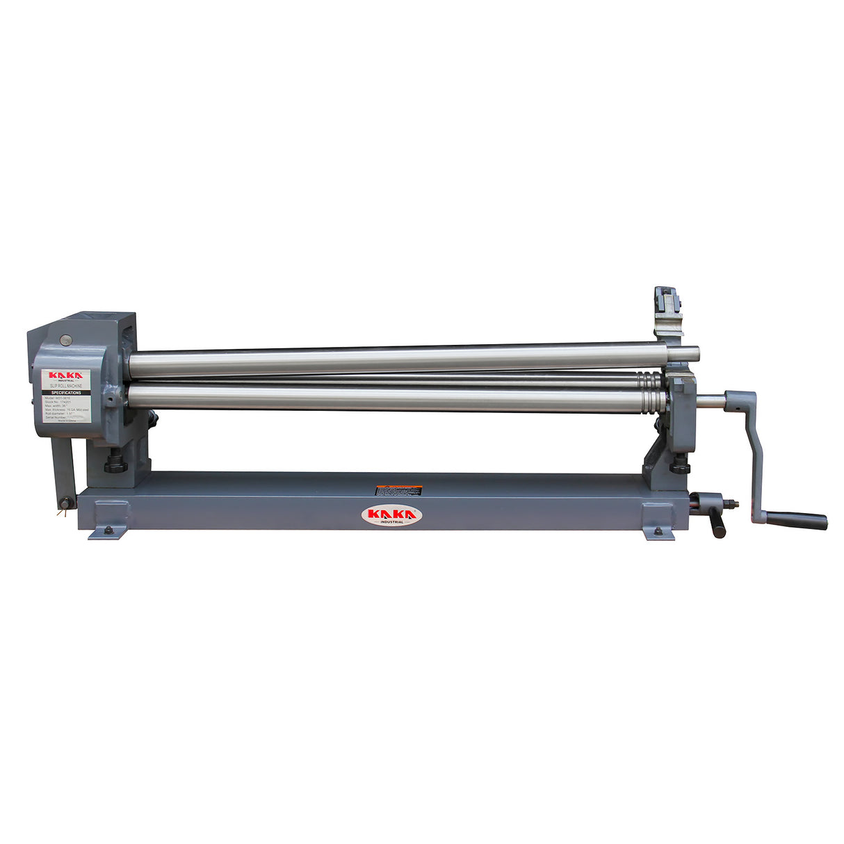 Kang Industrial W01-3616 Slip Roll, Sheet Metal Plate Roll Curving Machine, 915x1.5 mm