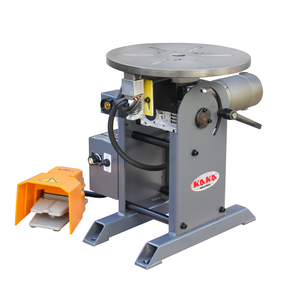 Positioner Types Turntable Welding Positioner WP-220, 220kg Loading Turntable, Variable Speed Man