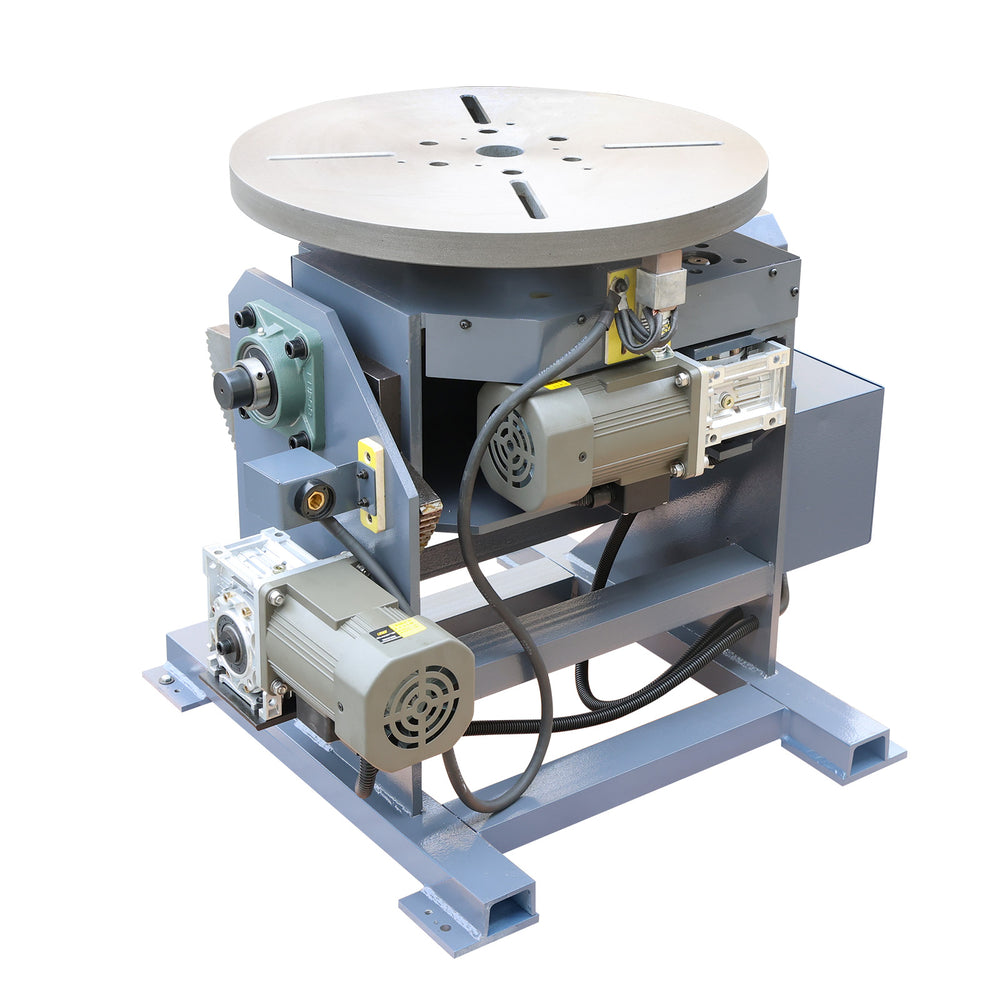 Positioner Types Turntable Tilting Turntable WP500B, 2-Axis Welding Positioner C/W Speed Digital