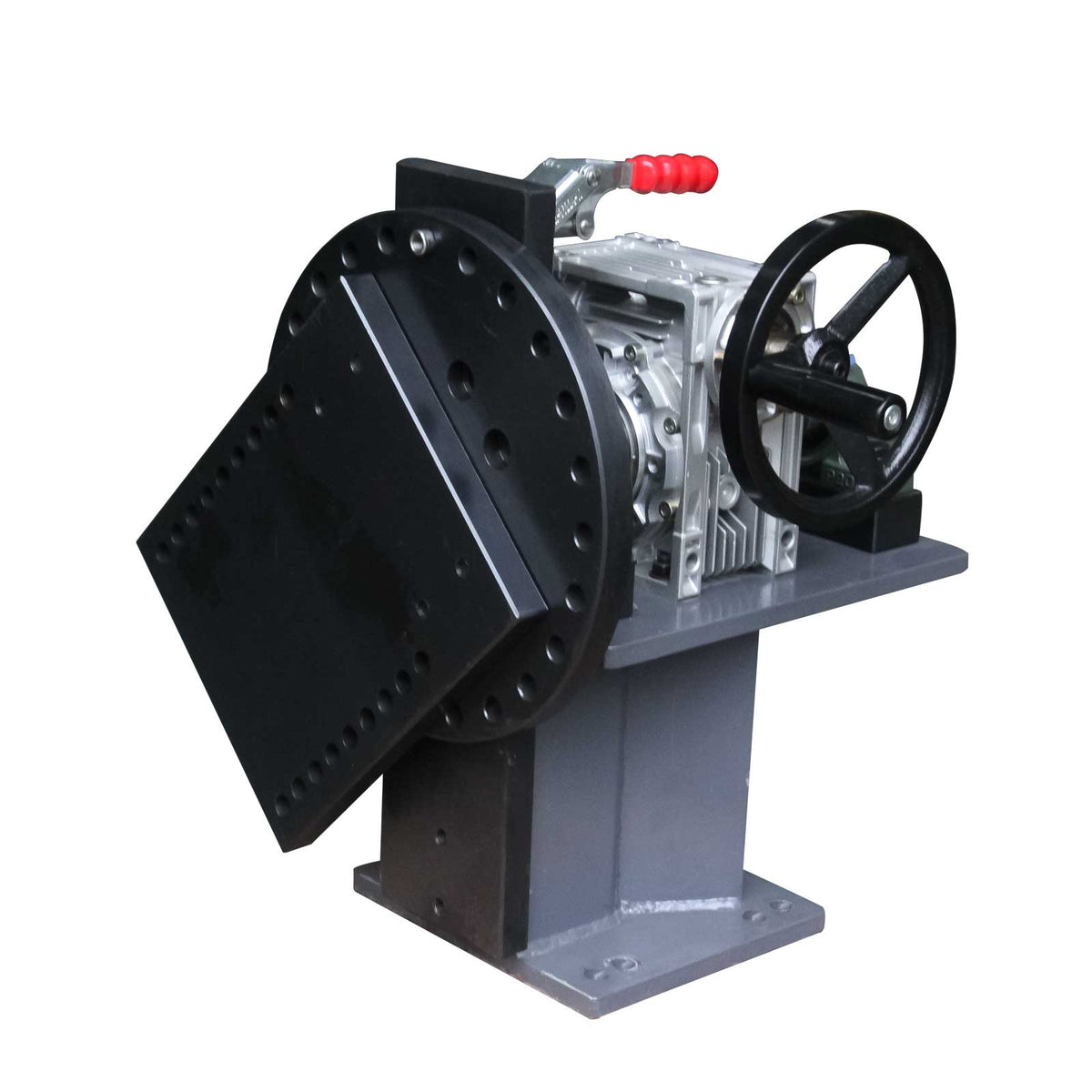 Mini Rotary Welding Positioner 136kg, Manual Worm Gear Drive, 15° Locking,  WT-600x450 Welding Table Fixture