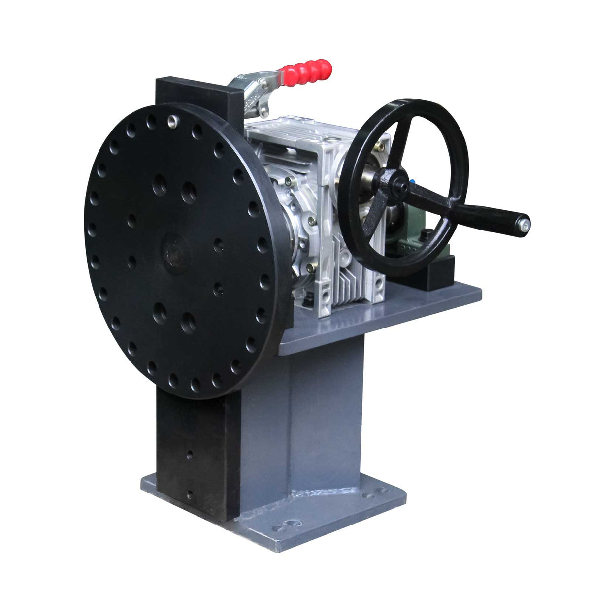 Mini Rotary Welding Positioner 136kg, Manual Worm Gear Drive, 15° Locking,  WT-600x450 Welding Table Fixture