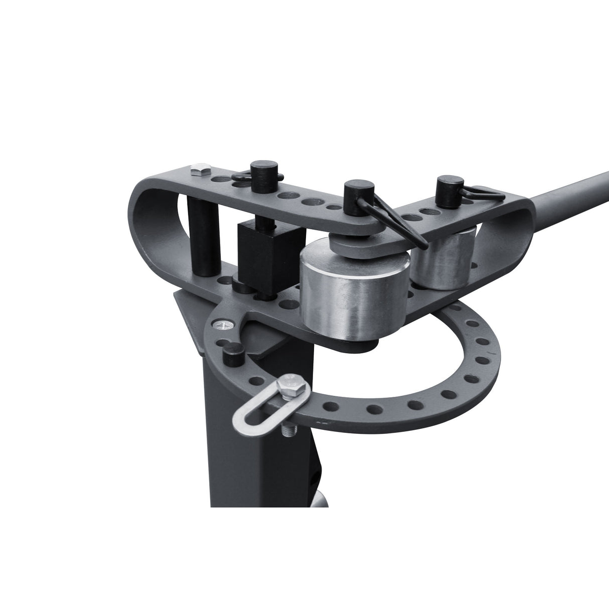 Floor Type Compact Metal Bar Bender YP-38, Flat Bar Bender Max. Bend 200 Degrees, Flat Bar Radius Bender