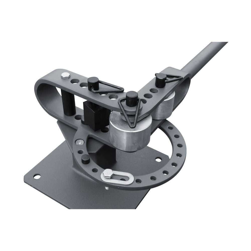 Bench Bender Bench-Top Metal Bender YP-9, Manual Flat Bar Bender with 7 Dies
