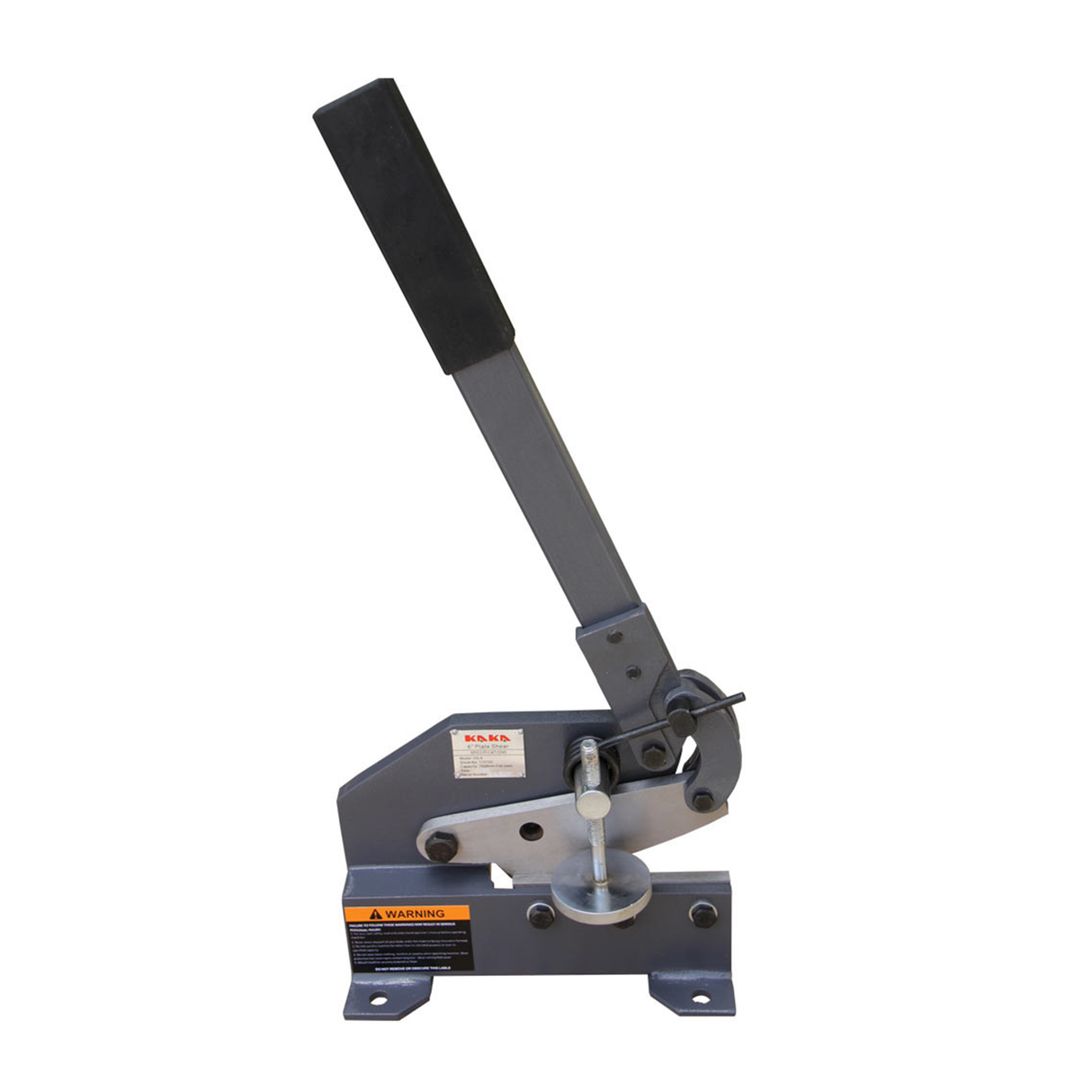 KANG Industrial HS-6 150mm Sheet Metal Plate Shear, Mounting Type Metal Shear, For Cutting Sheets and Bars, High Precision Manual Hand Plate Shear