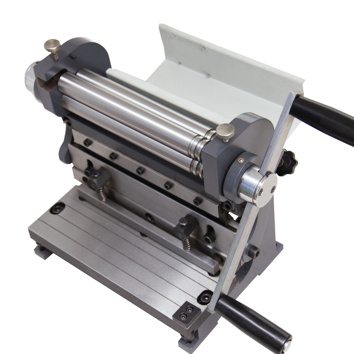 KANG Industrial 3-IN-1/8, 200mm Combination Sheet Metal Brake,Shear Press Brake 1.0mm Capacity, Shears and Slip Roll Machine for Shear Bending Rolling