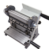 KANG Industrial 3-IN-1/8, 200mm Combination Sheet Metal Brake,Shear Press Brake 1.0mm Capacity, Shears and Slip Roll Machine, for hobbyists, DIY enthusiasts, and professional fabricators