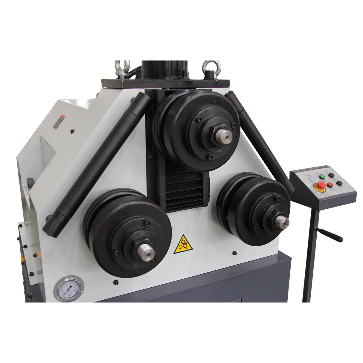 Kang Industrial HRBM65H Heavy Duty Section & Profile Rolling Machine, Vertical and Horizontal Rolling Machine 415V Motor