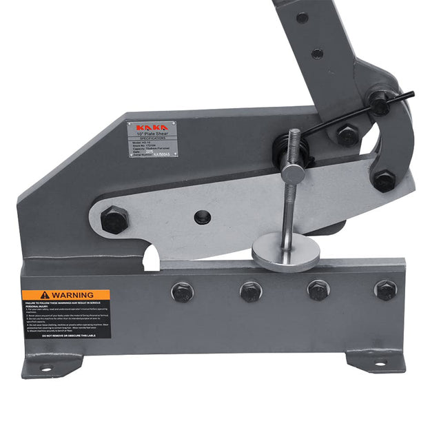 Hand Lever Shear HS-12 305mm Sheet Metal Plate Shear, Solid Steel Fram ...