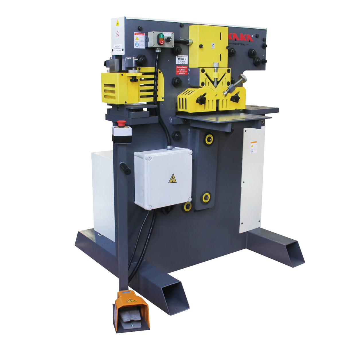 KANG industrial M-60, 60 Ton Metal Iron Worker Punch Shear Notcher Brake Braker Cutter Bender