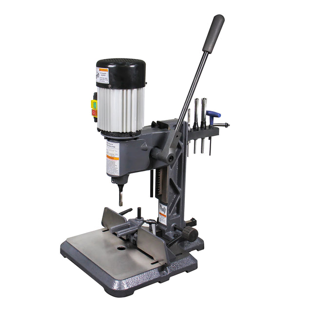 Upgrade Your Woodworking with Kang Industrial MS-3816 Bench Top Mortise Machine - Includes 4 Chisel Bit Sets for Round and Square Hole Mortising