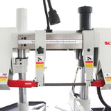 KANG Industrial TBK-11A Double Column Band Saw, Swivel Head Saw Machine, 280mm Round Bar Cutting Capacity