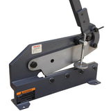 KANG Industrial HS-12 305mm Sheet Metal Plate Shear, Solid Steel Frame,Mounting Type Metal Shear, For Cutting Sheets and Bars, Manual Hand Plate Shear