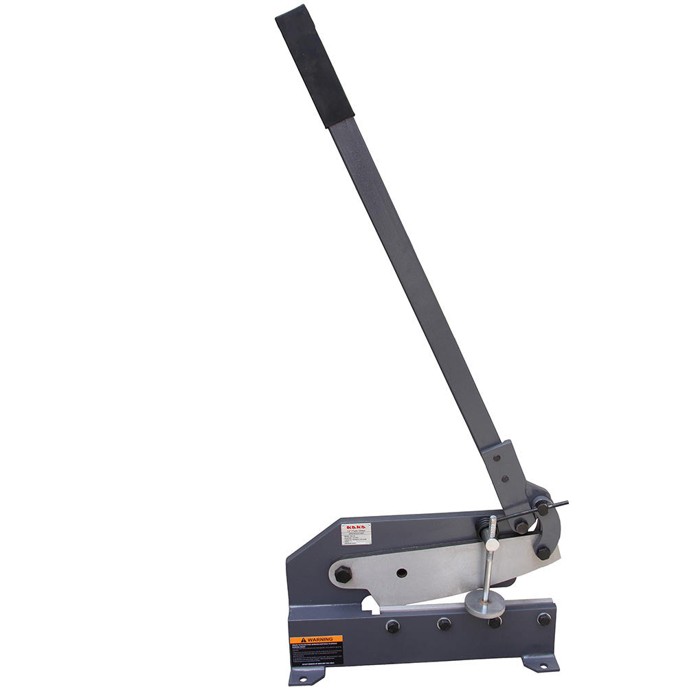 KANG Industrial HS-12 305mm Sheet Metal Plate Shear, Solid Steel Frame,Mounting Type Metal Shear, For Cutting Sheets and Bars, Manual Hand Plate Shear