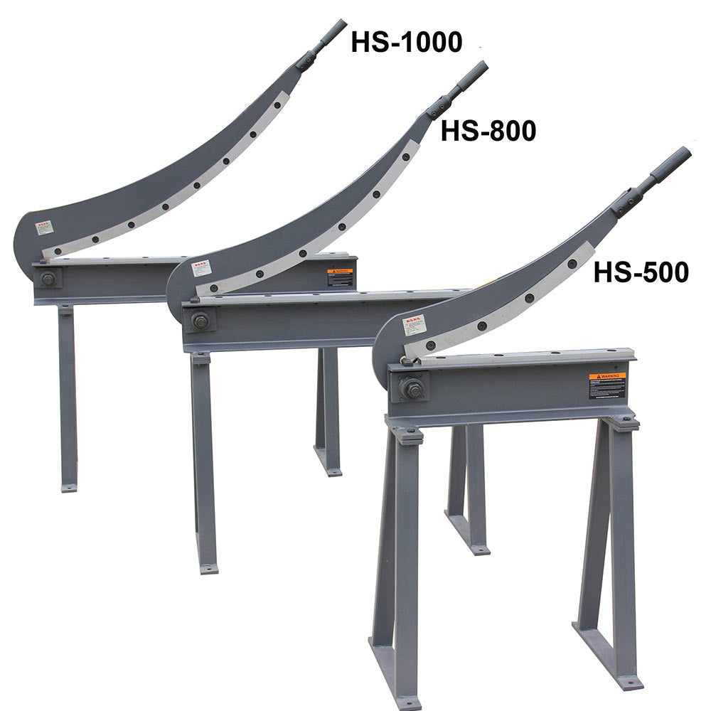KANG industrial HS-20 Guillotine Metal Shear, 20 in Bed Width, 16 Gauge/1.5 mm Metal Guillotine Shear with a Stand for Construction Work Sheet Metal Fabrication Plate Cutting Cutter